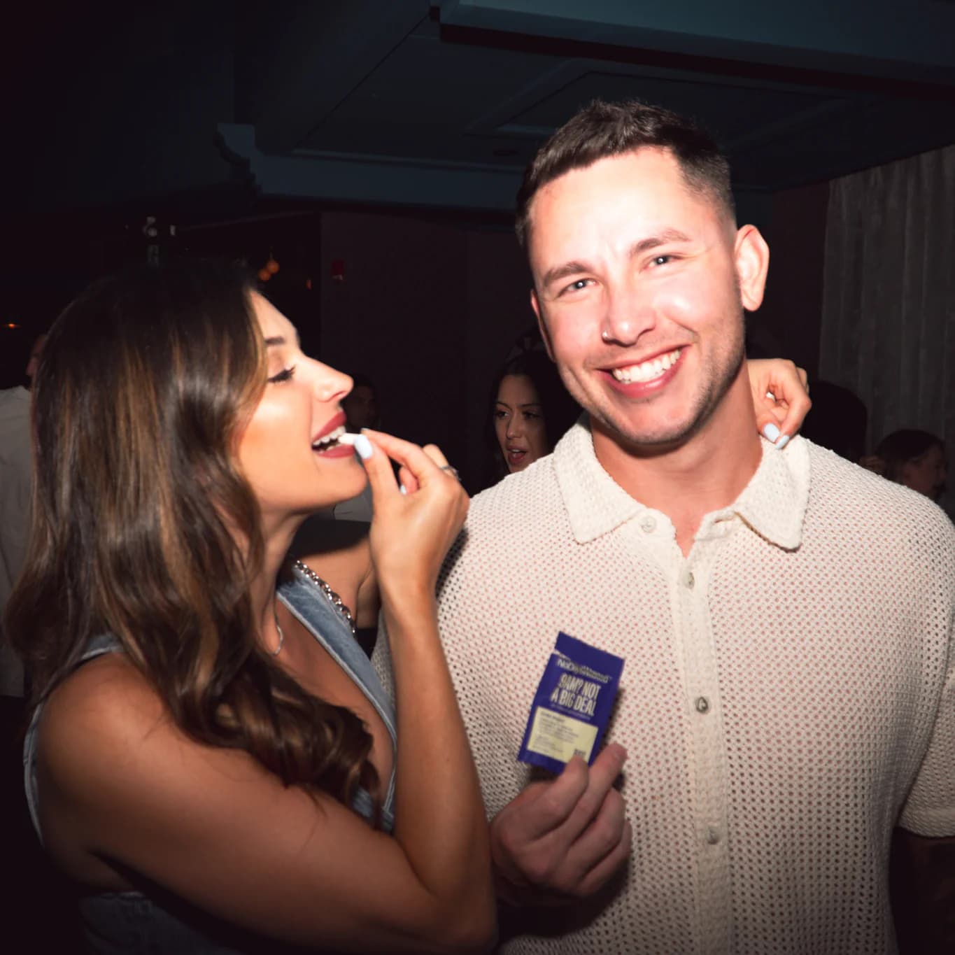 People enjoying DHM Blend